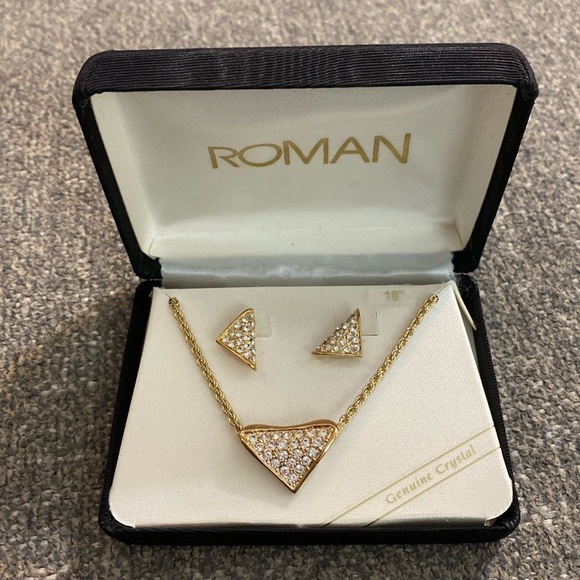 Roman Jewelry - Roman Matching Earrings Necklace Set